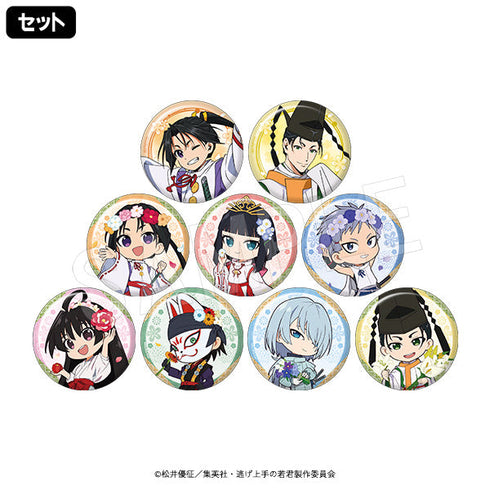 『逃げ上手の若君』トレーディング和紙風缶バッジ 1SET/9個入【BOX】